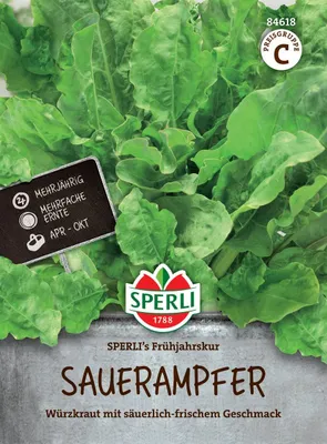 Produktbild von SPERLI Sauerampfersamen Frühjahrskur Rumex sanguineus 200 Pflanzen