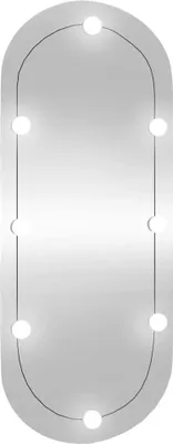 Obrázok produktu pre vidaXL Nástenné zrkadlo s LED svetlami 40x90 cm Sklenený ovál