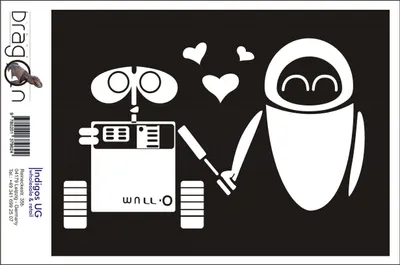 Produktbild von Aufkleber / Autoaufkleber - JDM / Die cut / Auto / OEM - Computerliebe - 190x120 mm weiß - Heckscheibe / Heckscheibenaufkleber