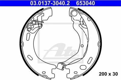 Zdjęcie produktu dla Szczęki Hamulcowe Ręcznego Land Rover Discovery/Range Rover 4X4 04-18