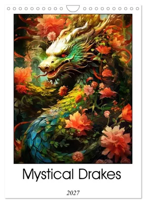 Produktbild von Mystische Drachen (Wandkalender 2027, DIN A4, Hochformat), CALVENDO 12-Monats-Wandkalender