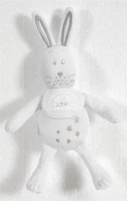 Image de Lapin en peluche DMC à broder, blanc