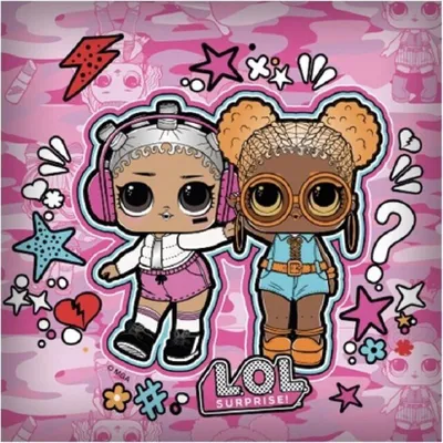 Image de L.o.L Surprise dekoratives Kissen best friends - 35X 35Cm