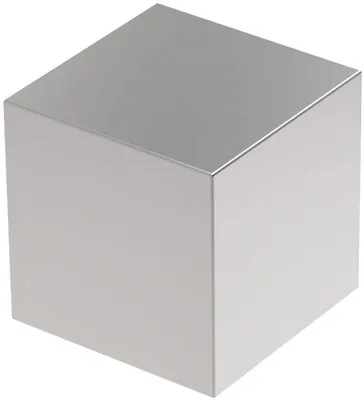 Produktbild von Neodym-Würfelmagnet 20x20mm 20000 g hellsilber Packung mit 10 Stück