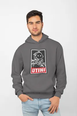 Produktbild von D&B Uni Hoodie MO00085 Utini Anthrazitgrau-Größe 3XL