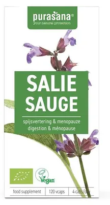 SZAŁWIA BIO (250 mg) 120 KAPSUŁEK - PURASANA