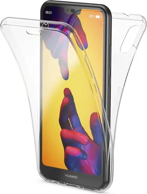 Produktbild von Huawei P20 Lite Full Cover Silikon 5,84" TPU 360° Transparent Schutzhülle