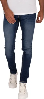 Produktbild von Jack & Jones 12110056, Blau, Jeans, Baumwolle, Elasthan, Polyester, Nicht bleichen, Natürliche Trocknung, Nicht chemisch reinigen