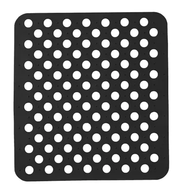 Produktbild von SPÜLBECKEN EINLAGE 31x28cm eckig Spülbeckenmatte Spülbeckeneinlage Spülmatte Spülmatte Abtropfmatte Matte 55 (Schwarz)