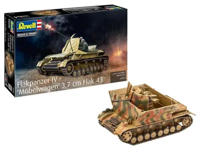 Obrázok produktu pre Revell Flakpanzer IV - "Möbelwagen" 3,7 cm Flak 43 1:72