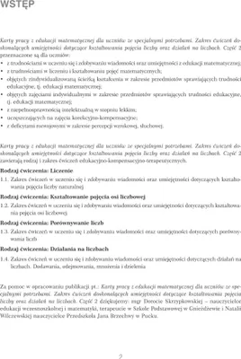 Productafbeelding van Karty pracy z edukacji matematycznej dla uczniów ze specjalnymi potrzebami. Część 2