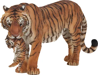 Image de Papo Wild Life Tigresse avec petit 50118