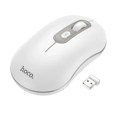 Produktbild von HOCO drahtlose 2.4G 1600 dpi Computer Maus GM21 weiß