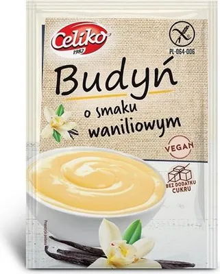 Produktbild von Celiko Vanille glutenfreier Pudding 40 g