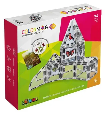 Obrázek produktu pro Magnetická stavebnice COLORMAG CLEAR