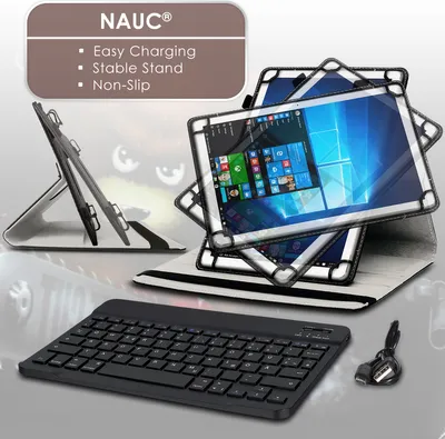 Produktbild von Schutzhülle Tastatur für Xiaomi Pad 7 / 7 Pro Tasche Bluetooth Hülle QWERTZ CaseFarben:Motiv 15