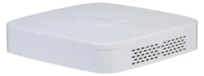 Immagine prodotto di Registratore NVR a 4 canali, colore bianco - Registrazione video 4K - Connessioni Ethernet, HDMI, USB e VGA - Ideale per sistemi di videosorveglianza