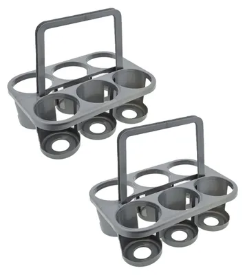 Obrázek produktu pro 2 x stojan na láhve 32,5 x 23,5 x 28 cm 2 x šedý
