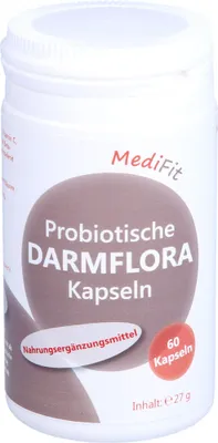 Image de Gélules de flore intestinale probiotique MediFit, 60 pc