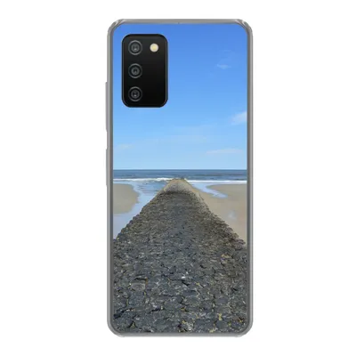 Produktbild von MuchoWow® Handyhülle Schutzhülle Hülle für Samsung Galaxy A03s Nordsee - Strand - Wasser Silikon Softcase Handy Hülle - Schutz