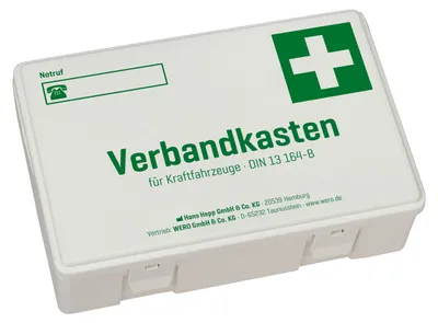 Produktbild von Verbandkasten DIN 13164-B für Kraftfahrzeuge (Pkw)