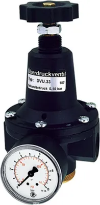 Produktbild von Riegler Druckbegrenzungsventil, inkl. Manometer, G 1/2, 0,5 - 5,5 bar