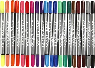 Produktbild von Creativ Company Filzstifte Colortime doppelseitig 20 Farben Set