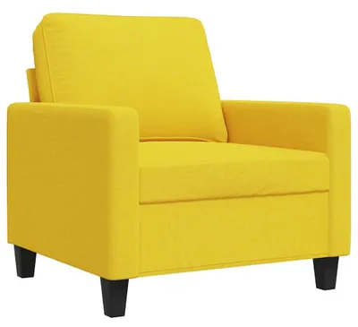Produktbild von vidaXL Sessel Hellgelb 60 cm Stoff