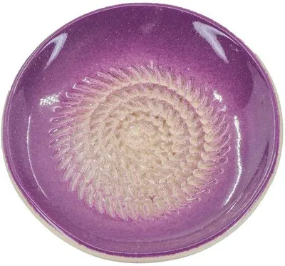 Image de Kaladia Assiette à râper Céramique Unie Violet - Diamètre env. 12cm - 801