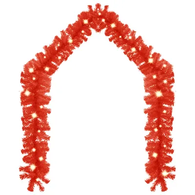 Immagine prodotto di vidaXL Ghirlanda di Natale con LED 5 m rosso