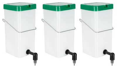 Obrázok produktu pre Kropiaci podávač vody pre králiky a hlodavce, objem 1 liter, sada 3 kusov