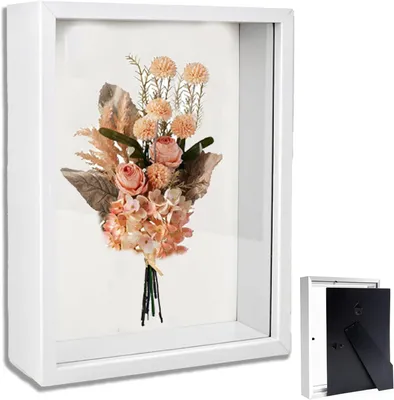 Obrázek produktu pro Rám na fotografie, hloubka 10x15 cm, 3 cm, dřevěný rám s průhledným akrylovým sklem, vhodný pro fotografie a suvenýry