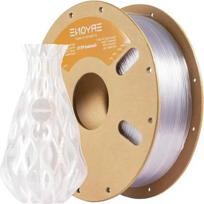 Obrázek produktu pro 175 mm PETG filament pro 3D tiskárny, průhledný, 0,3 mm