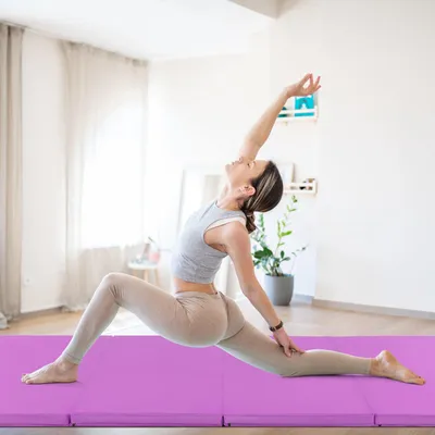 Obrázek produktu pro Podložka na gymnastiku – podložka na cvičení – fitness podložka – podložka na jógu – tréninková podložka – extra silná, 5 cm tloušťka