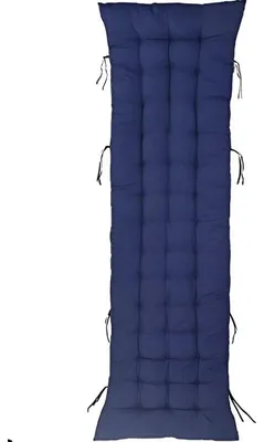 Image de APT AG690A Coussin d'assise pour chaise longue de jardin 160 x 50 cm bleu