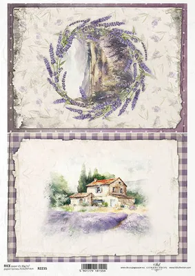 Immagine prodotto di ITD carta di riso decoupage tecnica artigianale tovagliolo di carta-R2235 lavanda