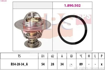 Zdjęcie produktu dla Termostat Saab 89C 9-3/9-5