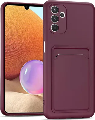 Produktbild von Conie Schutzhülle für Samsung Galaxy A54 5G mit Kartenfach Tasche Case Cover Bumper Silikon Hülle in Lila