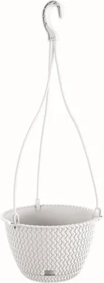 Produktbild von Blumentopf SPLOFY hängend WEISS 27 x16,6 cm