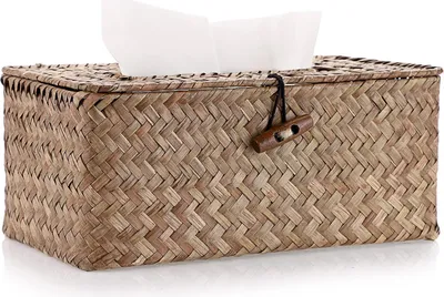 Produktbild von Koffiebraune gewebte Tissuebox 68x30x22cm Dekorativ