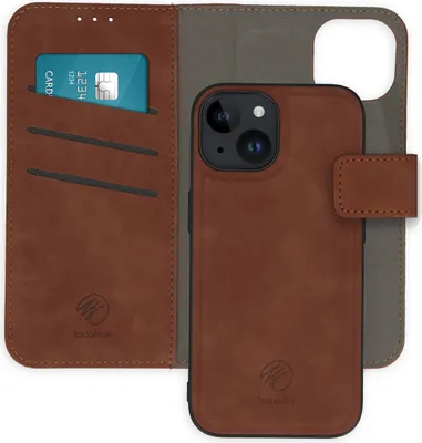 Produktbild von imoshion Entfernbare 2-1 Luxus Klapphülle iPhone 15 - Braun