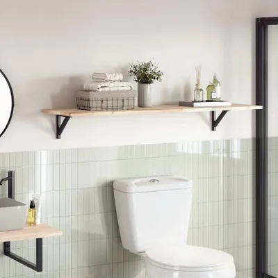 Produktbild von Design Tischplatte 120x40x2 cm Rechteckig Massivholz Akazie, Tischplatten 2024 Neu
