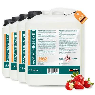 Produktbild von INOX® Waschbenzin 4x5L - Reinigungsbenzin Spezial Reiniger Benzin Entfetter