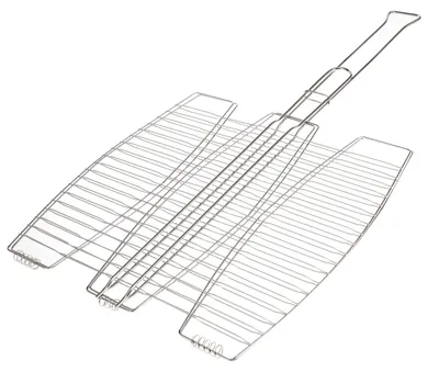 Productafbeelding van Bremermann 3-laags visgrill / roestvrij staal / ca. 65 x 39,5 cm / visrooster