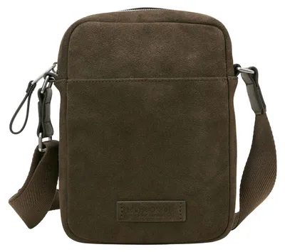 Image de Marc O'Polo Cuir sac à épaule bandoulière Lovis Crossbody Bag Dark Nickle brun