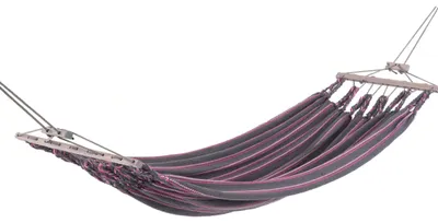 Produktbild von Chico Einzel-Stabhängematte Baumwolle grau-pink Hängematte