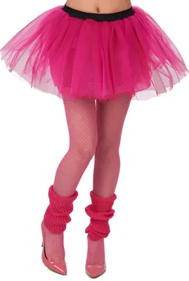 Produktbild von Tutu Tüll-Rock neonrosa - Einheitsgröße
