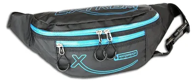Produktbild von Bag Street Synthetik Tasche Damen Herren Gürteltasche schwarz blau OTJ509B