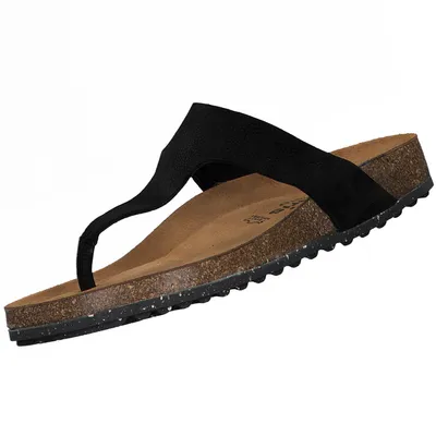 Produktbild von Tamaris Greenstep Damen Zehentrenner Schwarz