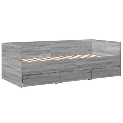 Obrázok produktu pre Váľanda so zásuvkami bez matraca sivá sonoma 75x190 cm